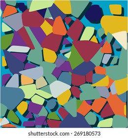 Abstract colorful mosaic pattern