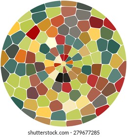 Abstract colorful mosaic pattern