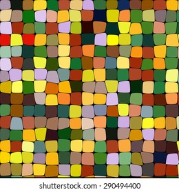 Abstract colorful mosaic pattern