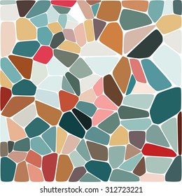 Abstract colorful mosaic pattern