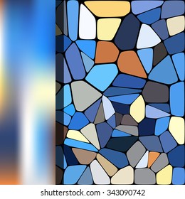 Abstract colorful mosaic pattern
