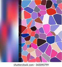 Abstract colorful mosaic pattern