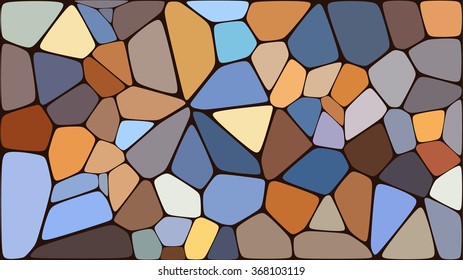 Abstract colorful mosaic pattern