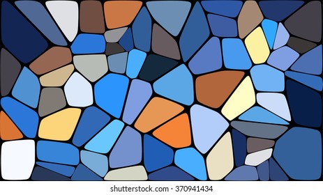 Abstract colorful mosaic pattern