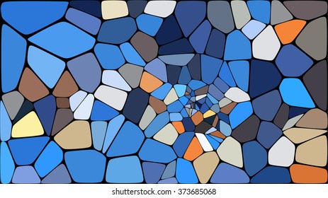 Abstract colorful mosaic pattern
