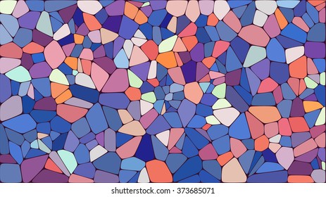 Abstract colorful mosaic pattern