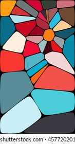 Abstract colorful mosaic pattern