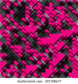 Abstract colorful mosaic pattern composed of rectangles