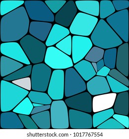 Abstract colorful mosaic pattern consisting of elements of various shapes and colors. Creative geometrical backdrop