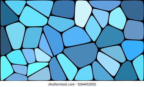 Abstract colorful mosaic pattern consisting of elements of various shapes and colors. Creative geometrical backdrop