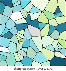 Abstract colorful mosaic pattern consisting of elements of various shapes and colors. Creative geometrical backdrop in a retro style. Colorful vintage background.