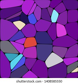 Abstract colorful mosaic pattern consisting of elements of various shapes and colors. Creative geometrical backdrop in a retro style. Colorful vintage background.