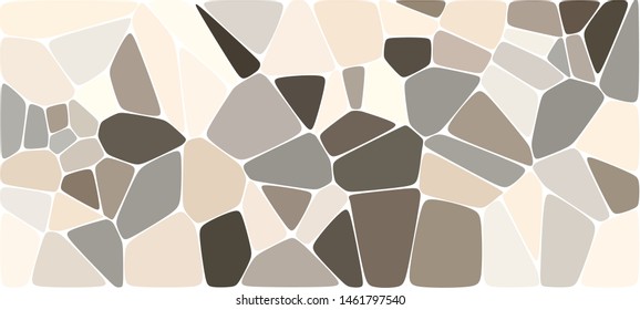 Abstract colorful mosaic pattern consisting of elements of various shapes and colors. Creative geometrical backdrop in a retro style. Colorful vintage background.