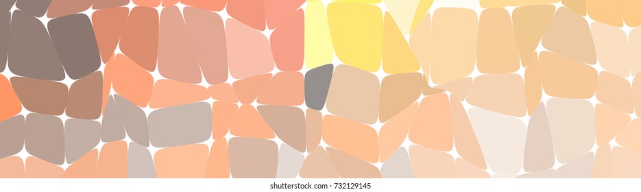 Abstract colorful mosaic pattern consisting of elements of various shapes and colors
