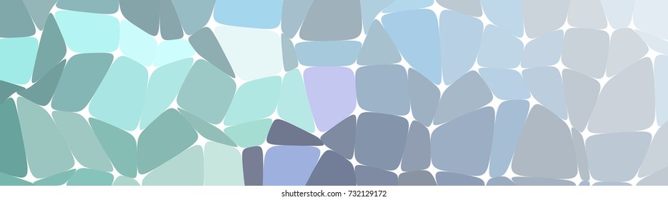 Abstract colorful mosaic pattern consisting of elements of various shapes and colors