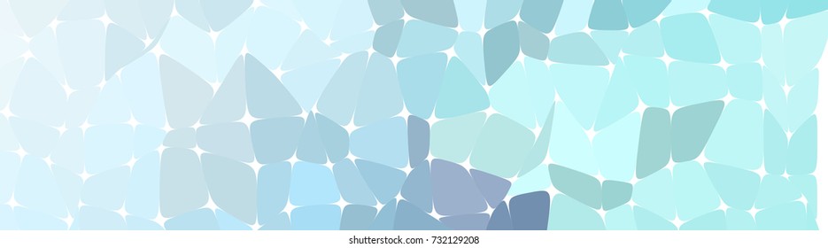 Abstract colorful mosaic pattern consisting of elements of various shapes and colors
