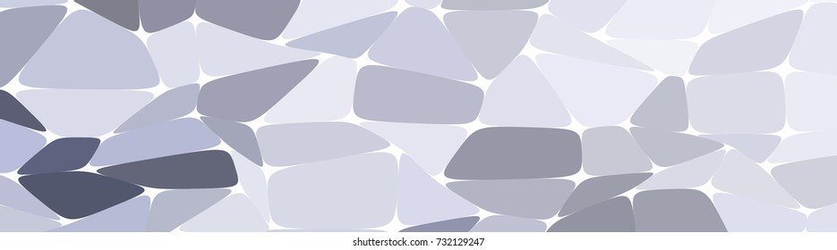 Abstract colorful mosaic pattern consisting of elements of various shapes and colors