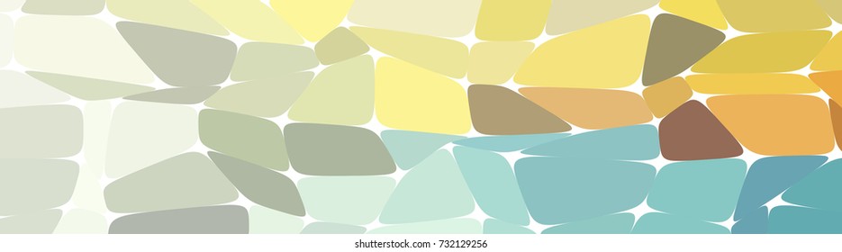 Abstract colorful mosaic pattern consisting of elements of various shapes and colors