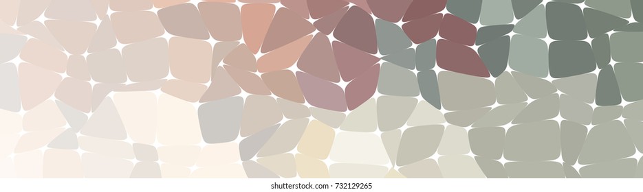 Abstract colorful mosaic pattern consisting of elements of various shapes and colors