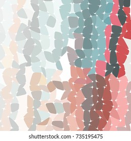 Abstract colorful mosaic pattern consisting of elements of various shapes and colors