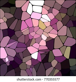 Abstract colorful mosaic pattern consisting of elements of various shapes and colors. Creative geometrical background