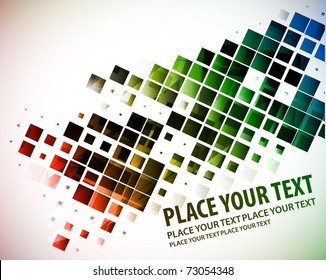 abstract colorful mosaic pattern design, vector illustration.