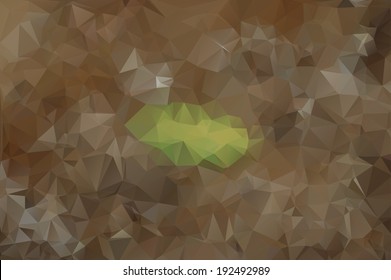 Abstract colorful mosaic pattern of geometric shapes in vector. Pastel background. 