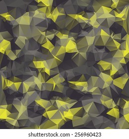 Abstract colorful mosaic pattern of geometric shapes in vector. Creative technologies background.