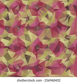 Abstract colorful mosaic pattern of geometric shapes in vector. Creative technologies background.