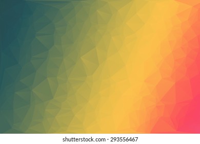 Abstract colorful mosaic pattern of geometric shapes in vector. Creative technologies background.