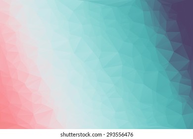 Abstract colorful mosaic pattern of geometric shapes in vector. Creative technologies background.