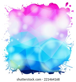 Abstract Colorful Mosaic Pattern, vector background for design