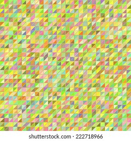 Abstract colorful mosaic. Seamless pattern of geometric shapes in vector.