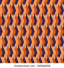 Abstract colorful mosaic. Seamless pattern of geometric shapes in vector.