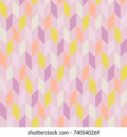 Abstract colorful mosaic. Seamless pattern of geometric shapes in vector. Design element can be used for wrapping, fabric print, kid's room wallpaper