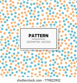 Abstract colorful mosaic. Seamless pattern of geometric shapes