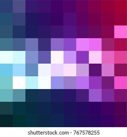 Abstract colorful mosaic with squares
