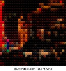 abstract colorful mosaic style background