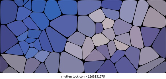 Abstract colorful mosaic surface in a retro style. Creative geometric background. Vector backdrop consisting of shapes of different colors and sizes.