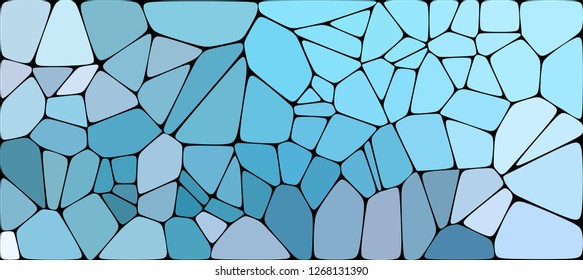 Abstract colorful mosaic surface in a retro style. Creative geometric background. Vector backdrop consisting of shapes of different colors and sizes.