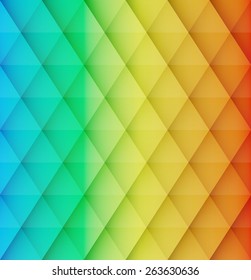 Abstract colorful mosaic vector background. Graphic pattern with rhombus elements. Vector illustration