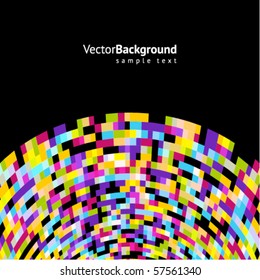 Abstract colorful mosaic vector background