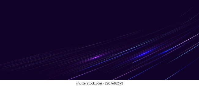 Abstract colorful motion curve lines, vector illustration.
