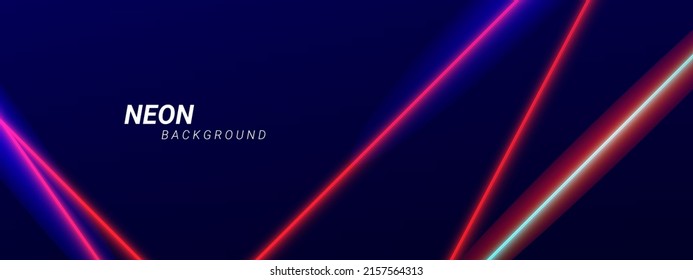 Abstract colorful motion rays design high tech decorative glowing neon effect design