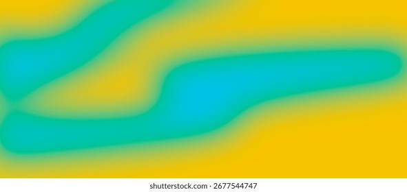 Fundo de gradiente de néon colorido abstrato com formas suaves 3D dinâmicas, tons de verde e laranja brilhantes, transições multicoloridas suaves.
