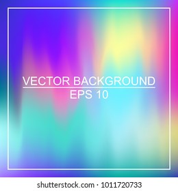 Abstract colorful neon smooth blurred vector background for design.