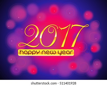 abstract colorful new year background vector illustration