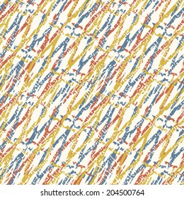 Abstract colorful noisy textured background. Seamless pattern. Vector.