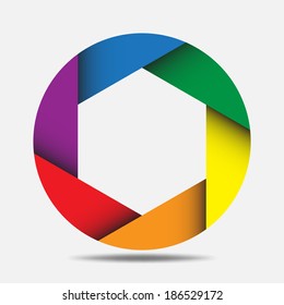 Abstract Colorful Octagon Background,design element.eps10 