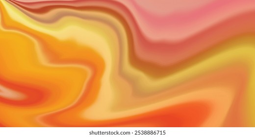 Fundo de curva laranja colorido abstrato